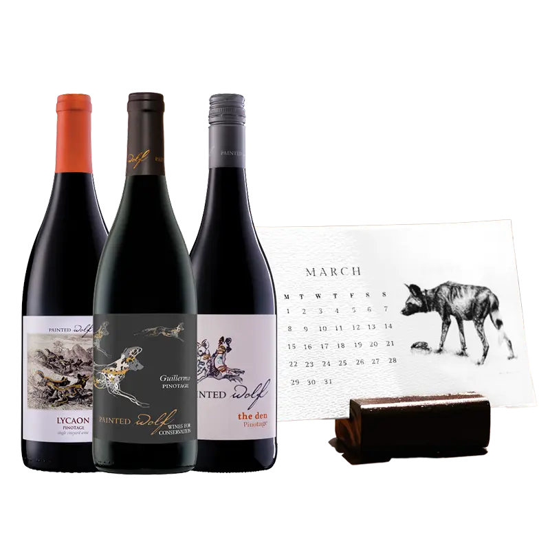 Painted Wolf Wines Calendar Gift Collection